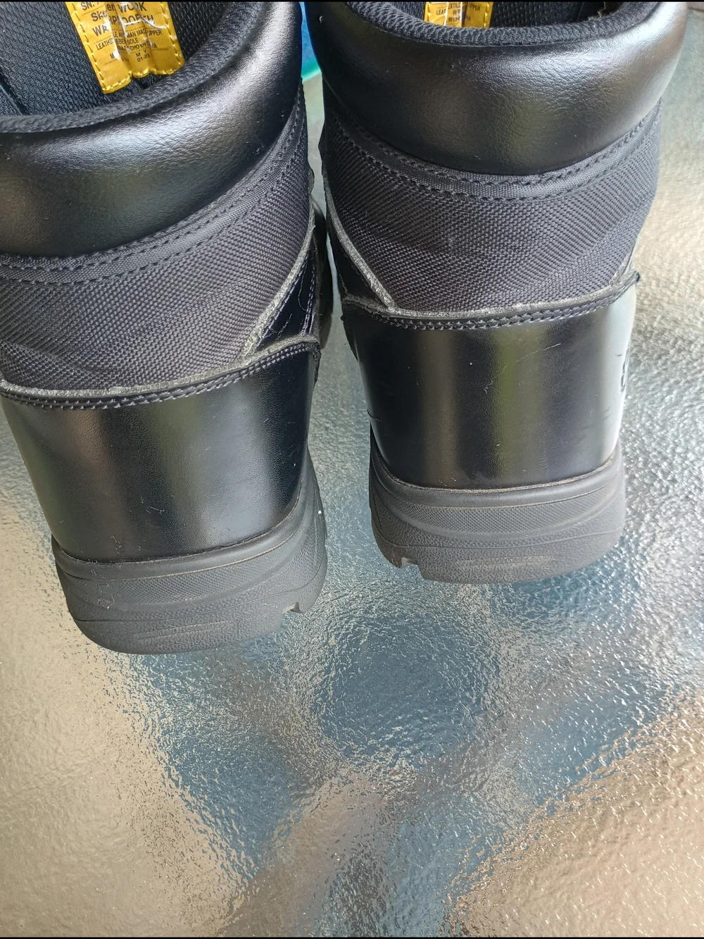 Skechers Work Relaxed Fit Wascana Benen WP Tactical Lace-Up Boots Sz  M 11 Biker